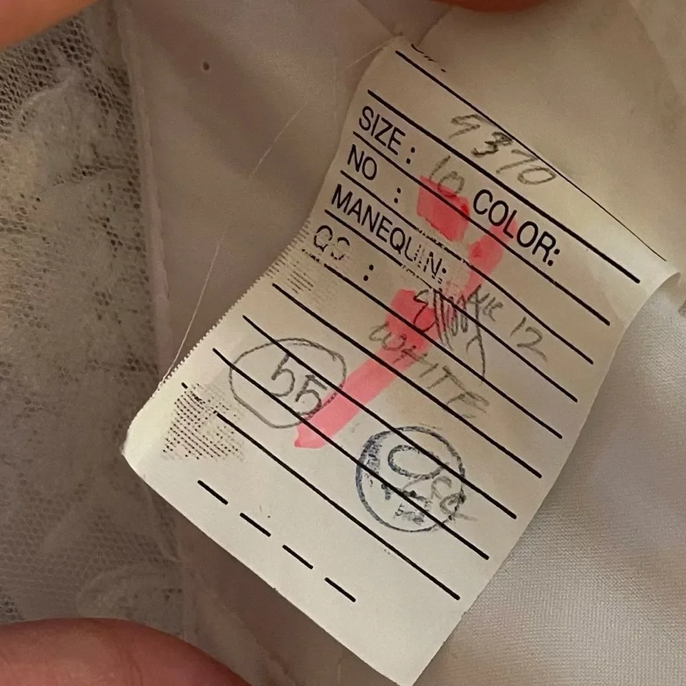 Mori Lee Wedding Dress 5370 Lace Embroidered Sash - Picture 9 of 12